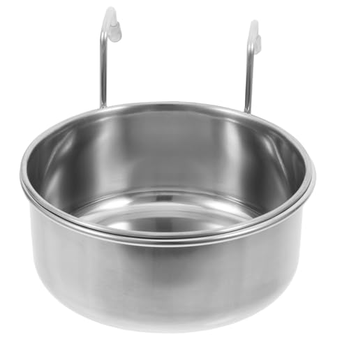 Garneck 1Satz Hängeschüssel für Haustiere Rutsch Futter und Wassernapf und Langlebig für Katzen Käfig Design von Garneck