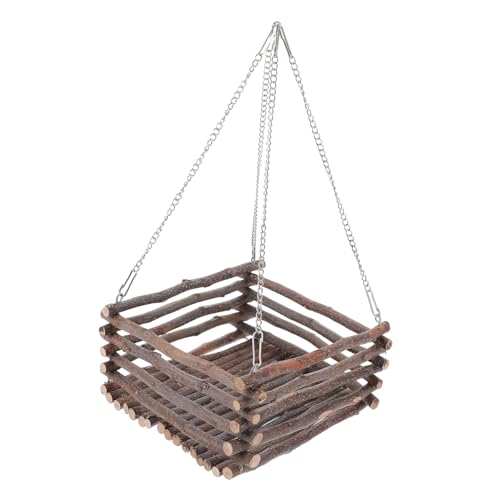 Garneck 1Satz Hamster Hängematte aus Apfelzweig Holz Hängesitz für Kleintiere Langlebig und Atmungsaktiv für Hamster Mäuse und Sicheres und Umweltfreundliches von Garneck