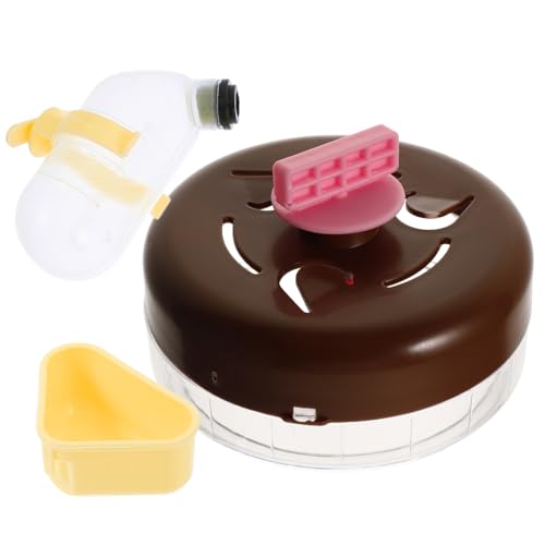 Garneck 1Satz Hamster Laufrad Futternapf Wasserflasche Teiliges für Hamsterkäfig zu Reinigen zu Installieren Multifunktional Garneck 1Satz Hamster Laufrad Futternapf Wasserflasche Teiliges für Hamsterkäfig zu Reinigen zu Installieren Multifunktional von Garneck