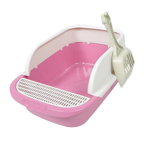 Garneck 1Satz Katzentoilette für Katzen Semi Abgeschlossene Katzenstreubox mit Lösung für Katzenklo für Wohnzimmer Bad Garneck 1Satz Katzentoilette für Katzen Semi Abgeschlossene Katzenstreubox mit Lösung für Katzenklo für Wohnzimmer Bad von Garneck