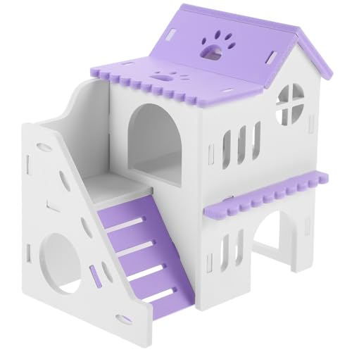 Garneck 1Satz Meerschweinchenhaus aus Multifunktionales Versteck für Kleintiere mit Rampe Gemütliches Nest für Hamster und Meerschweinchen zu Reinigen Garneck 1Satz Meerschweinchenhaus aus Multifunktionales Versteck für Kleintiere mit Rampe Gemütliches Nest für Hamster und Meerschweinchen zu Reinigen von Garneck