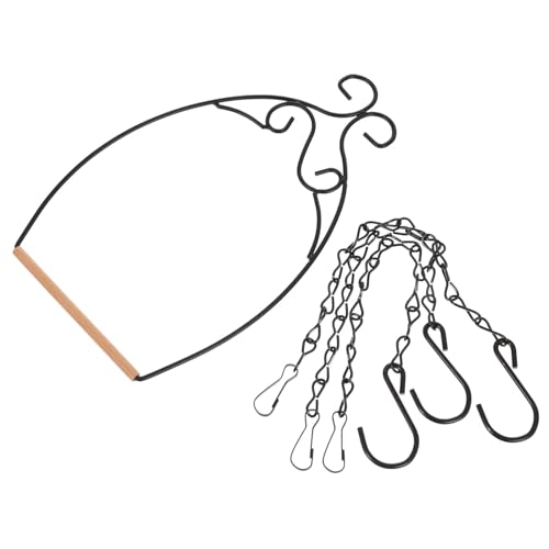 Garneck 1Satz Papagei Vogelstand Rack Tragbarer Vogelhänge Barsch Mit Ketten Für Wellensittiche Und Andere Kleinvögel Aus Sicherem Eisenmaterial Für Sicheres Spielumfeld von Garneck