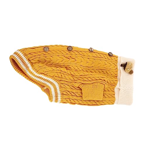 Garneck 1Stück Hundepullover Für Kleine Welpen Warmes Und Gemütliches Haustier Outfit Mit Knopfdesign Für Chihuahuas Pomeranien Und Pugs Sorgt Für Festtagsstimmung von Garneck