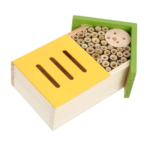 Garneck 1Stück Insektenhaus aus Holz für Garten Kreatives Nistkästen für Bienen und Hängend Gartenzubehör Schutz Heimischer Pollinatoren Garneck 1Stück Insektenhaus aus Holz für Garten Kreatives Nistkästen für Bienen und Hängend Gartenzubehör Schutz Heimischer Pollinatoren von Garneck