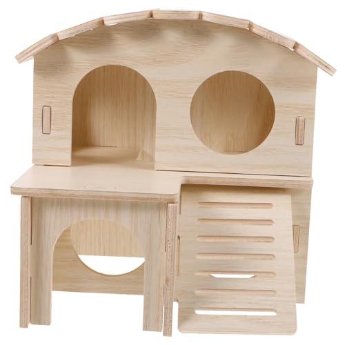 Garneck 1Stück Kleines Haustierhaus aus Doppelschichtiges Hamster Nest und Sicher für Kleine Kreatives Design mit Lochfenster für Optimalen Schutz von Garneck
