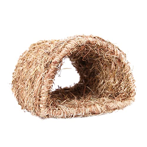 Garneck 1Stück Tunnel Handgefertigtes Woven Nest für Hasen Sicheres Naturmaterial Fördert Bewegung für Käfige und Indoor Aktivitäten Garneck 1Stück Tunnel Handgefertigtes Woven Nest für Hasen Sicheres Naturmaterial Fördert Bewegung für Käfige und Indoor Aktivitäten von Garneck