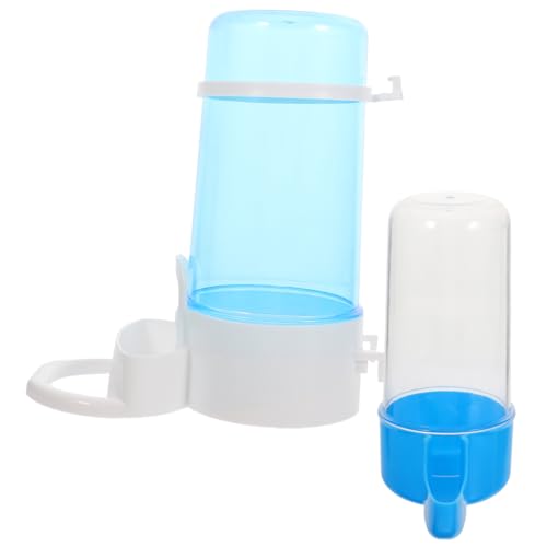 Garneck 2 Stück Automatischer Trinkbrunnen Trinker Haustier Wassernapf Für Vögel Trinkbrunnen Für Geflügel Vögel Tränken Käfig Zubehör Geflügelfutter Lebensmittelbehälter Plastik von Garneck