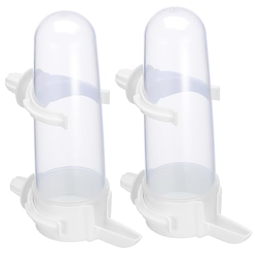 Garneck 2 Stück Automatischer Vogelfutterspender Transparenter Wasserspender für Papageien und Sittiche Multifunktionale Futterstation für Vogelkäfige und Haustierbedarf Garneck 2 Stück Automatischer Vogelfutterspender Transparenter Wasserspender für Papageien und Sittiche Multifunktionale Futterstation für Vogelkäfige und Haustierbedarf von Garneck