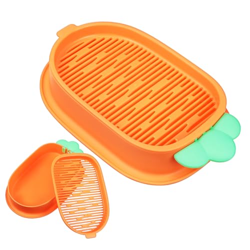 Garneck 2 Stück Box Karottenförmige Katzengras Hydrokultur Box 2 Stück Indoor Sprossen Kreative Katzenpflanze Katzengras Pflanzgefäß Katzengras Hydrokultur Pflanzgefäß Katzen Katzenminze von Garneck