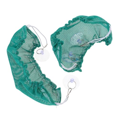 Garneck 2 Stück Hängematte für Reptilien Saugnäpfe Kletterspielzeug für Chamäleons Bequeme Hängeliege für Kleine Haustiere für Eidechsen und Andere Reptilien zu Installieren von Garneck