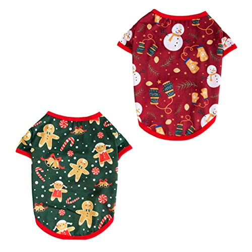 Garneck 2 Stück Haustier-Weihnachtskleidung Hund Rentier Kostüm Hundeweste Hundekostüme Post süße Hundehotten hundekleidung Weihnachten Hunde-Outfit Hundebekleidung Baumwolle Garneck 2 Stück Haustier-Weihnachtskleidung Hund Rentier Kostüm Hundeweste Hundekostüme Post süße Hundehotten hundekleidung Weihnachten Hunde-Outfit Hundebekleidung Baumwolle von Garneck