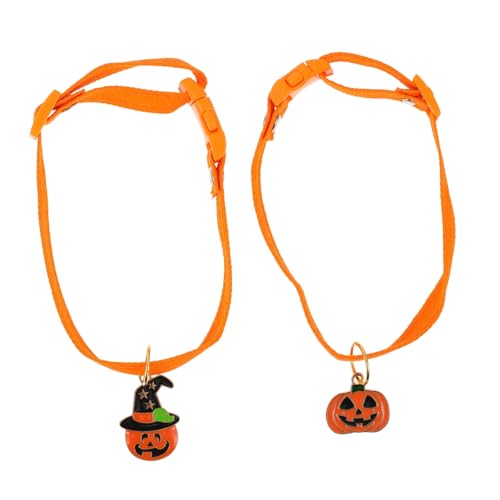 Garneck 2 Stück Haustierhalsband mit Halloween Verstellbares Katzenhalsband für Katzen Halloween Partys und Outdoor Aktivitäten Langlebig und Bequem für Täglichen Gebrauch Garneck 2 Stück Haustierhalsband mit Halloween Verstellbares Katzenhalsband für Katzen Halloween Partys und Outdoor Aktivitäten Langlebig und Bequem für Täglichen Gebrauch von Garneck