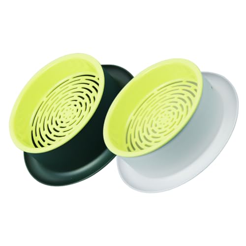 Garneck 2 Stück Katzengras Anzuchtbox Hydroponisches Katzengras Pflanzen mit Abnehmbarem Tablett für Katzenpflege Einfache und Optimales Kunststoffdesign Garneck 2 Stück Katzengras Anzuchtbox Hydroponisches Katzengras Pflanzen mit Abnehmbarem Tablett für Katzenpflege Einfache und Optimales Kunststoffdesign von Garneck