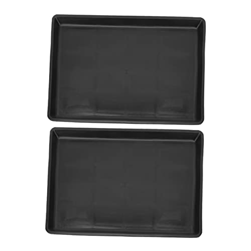 Garneck 2 Stück Tablett für Tierkäfige Haustierkäfigtablett Hundekäfigtablett Haustierkäfigschale Tabletts Zwinger hundesofa Hundekotschale Bettpfannenablage für Haustierkäfig pp Black Garneck 2 Stück Tablett für Tierkäfige Haustierkäfigtablett Hundekäfigtablett Haustierkäfigschale Tabletts Zwinger hundesofa Hundekotschale Bettpfannenablage für Haustierkäfig pp Black von Garneck