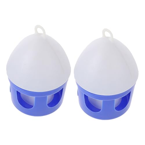 Garneck 2 Stück Taubenkessel tränkebecken wasserbecken Taubenversorgung Taubenartikel wasserwanne Geflügel Wasserspender für Vögel Wasserspender für Tauben Vogeltränke für den Haushalt PVC von Garneck