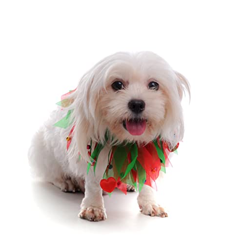 Garneck 2 Stück Weihnachts Hundehalsbänder Dekorative Tierkragen für Festtags Outfits Passend für und Partys aus Strapazierfähigem Material für Hunde von Garneck