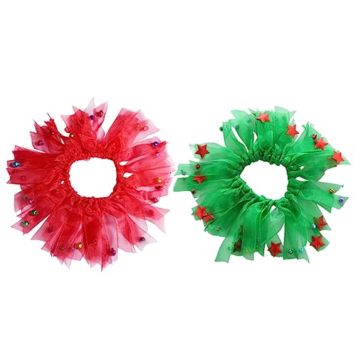 Garneck 2 Stück Weihnachts Hundehalsband mit Dekorativem Band für Partys und Feiertags Outfits für Kleine Haustiere Langlebig Waschbar und Leicht Garneck 2 Stück Weihnachts Hundehalsband mit Dekorativem Band für Partys und Feiertags Outfits für Kleine Haustiere Langlebig Waschbar und Leicht von Garneck