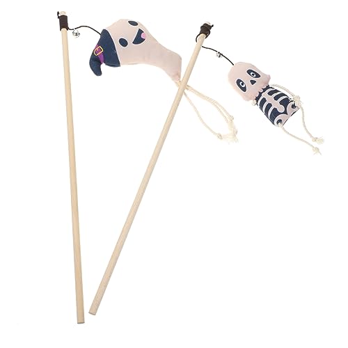 Garneck 2 Stücke Katzenangel Halloween Themen Interaktives Katzenspielzeug mit Plüsch Teaser Sticks für Kitten Katzen und Gemeinsame Garneck 2 Stücke Katzenangel Halloween Themen Interaktives Katzenspielzeug mit Plüsch Teaser Sticks für Kitten Katzen und Gemeinsame von Garneck
