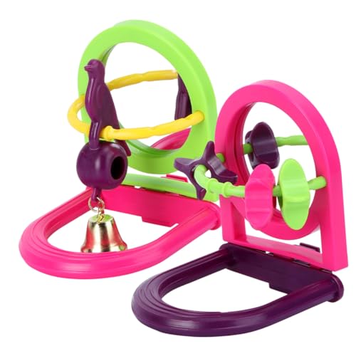 Garneck 2stücke Papageienspielzeug Für Mittelgroße Papageien Sittichspielzeug Für Käfig Nymphensittichspielzeug Für Vogelkäfig Bissfestes Spielzeug Aus Hochwertigem Material Lustiges Vogel von Garneck