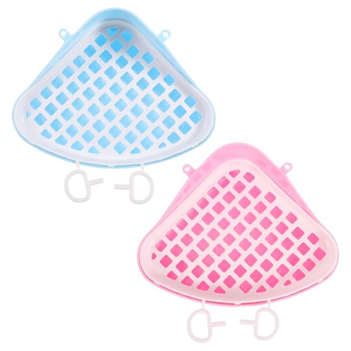 Garneck 2Stücke Toilette für Kleintiere Abnehmbare Müllbox für Meerschweinchen und Frettchen Lecksichere und Große Kotwanne Garneck 2Stücke Toilette für Kleintiere Abnehmbare Müllbox für Meerschweinchen und Frettchen Lecksichere und Große Kotwanne von Garneck