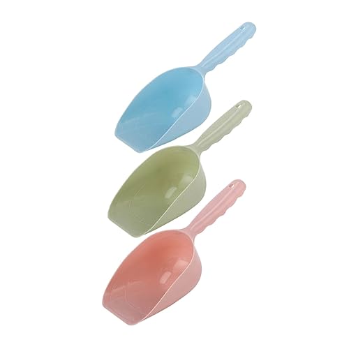 Garneck 3 Stück Futter Teiliges Futterportionierer für Katzen Leichte Langlebige Zufälligen Zubehör für Haustierbedarf Zufällige Farbe von Garneck