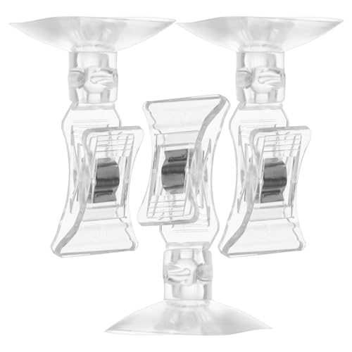 Garneck 3 Stück Futterhalter Für Aquarium – Transparente Saugnäpfe Für Fischfütterung - Ideal Als Futterklammer Für Aquarienzubehör - Praktische Halterung Für Gemüse Und Algen Garneck 3 Stück Futterhalter Für Aquarium – Transparente Saugnäpfe Für Fischfütterung - Ideal Als Futterklammer Für Aquarienzubehör - Praktische Halterung Für Gemüse Und Algen von Garneck