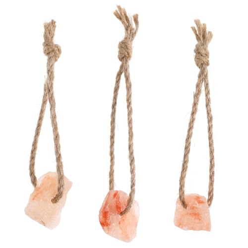Garneck 3 Stück Kleiner Haustier salz Block Kleintier-Steinbiss Hasen Kauen Chinchilla Kleintier Salzleckstein Eichhörnchen Salzblöcke für Haustiere Mineral Salz Block von Garneck