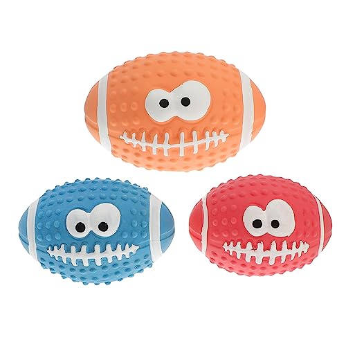 Garneck 3 Stück Sprach -Latex -Hundespielzeug Quietschende Hundeball Quietschender Ball als Hundespielzeug für draußen Fußballspielzeug für Haustiere Emulsion Zufällige Farbe Garneck 3 Stück Sprach -Latex -Hundespielzeug Quietschende Hundeball Quietschender Ball als Hundespielzeug für draußen Fußballspielzeug für Haustiere Emulsion Zufällige Farbe von Garneck