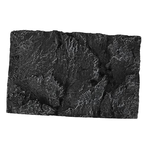 Garneck 3D-Aquarium-Hintergrundplatte Aquariumhöhle Planke Felsen Fisch Aquarium Hintergrundplatte PU Material Hintergrundplatte Aquarium-Hintergrundtafel Mode-Aquarium-Hintergrundplatte von Garneck