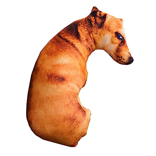 Garneck 3D Simuliertes Hundekissen Wurfskissen des Hundes 3D Welpenspielzeug Für Couch Realistischer Hund Spielzeughund Süße Hundesachen Ausgestopfter Hund Pp Baumwolle Garneck 3D Simuliertes Hundekissen Wurfskissen des Hundes 3D Welpenspielzeug Für Couch Realistischer Hund Spielzeughund Süße Hundesachen Ausgestopfter Hund Pp Baumwolle von Garneck