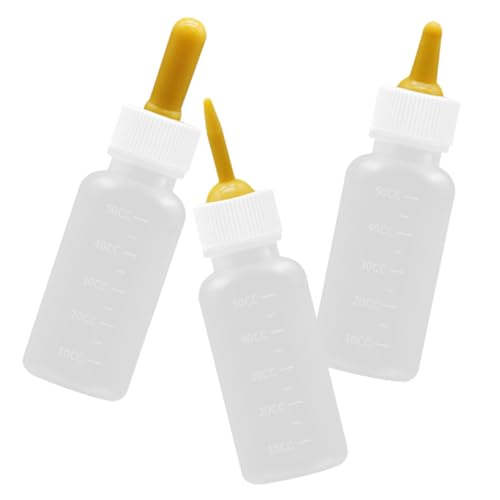 Garneck 3stücke Babyflaschen Für Haustiere Milchflaschen Für Kätzchen Kleine Babyflasche Flaschenset Für Haustiere Wasser-Milch-futterspender Für Kätzchen Babyflaschen Für Katzen von Garneck
