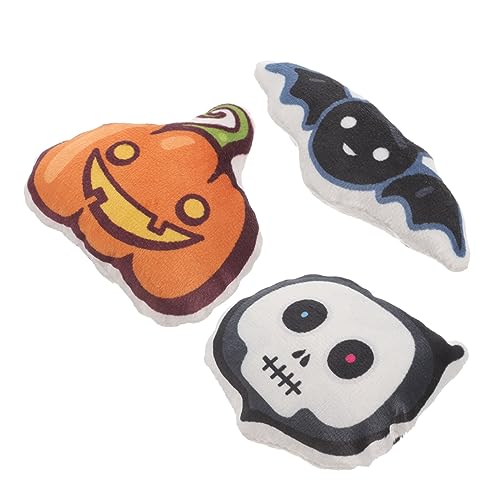 Garneck 3Stücke Halloween Katzenspielzeug Interaktive Plüschfiguren Für Kätzchen Kürbis Fledermaus Skelett Kauen Für Beschäftigung Garneck 3Stücke Halloween Katzenspielzeug Interaktive Plüschfiguren Für Kätzchen Kürbis Fledermaus Skelett Kauen Für Beschäftigung von Garneck
