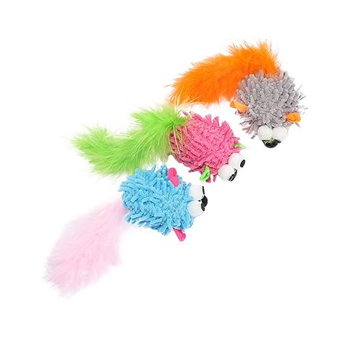 Garneck 3Stücke Interaktives Katzenspielzeug Form Spielzeuge Für Katzen Und Kätzchen Für Beschäftigung Und Fördert Die Jagdinstinkte Und Hält Garneck 3Stücke Interaktives Katzenspielzeug Form Spielzeuge Für Katzen Und Kätzchen Für Beschäftigung Und Fördert Die Jagdinstinkte Und Hält von Garneck