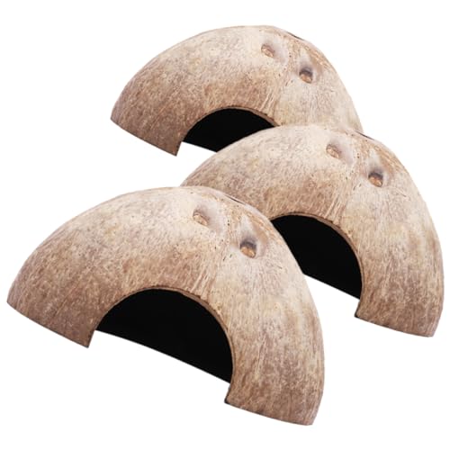 Garneck 3stücke Kokosnussschalen Hamster Versteck Rattenspielzeug Dekorative Ratte Hideout Für Haushalt Hamsterbedarf Hamsterhöhle Käfig-hamsterhöhle Garneck 3stücke Kokosnussschalen Hamster Versteck Rattenspielzeug Dekorative Ratte Hideout Für Haushalt Hamsterbedarf Hamsterhöhle Käfig-hamsterhöhle von Garneck