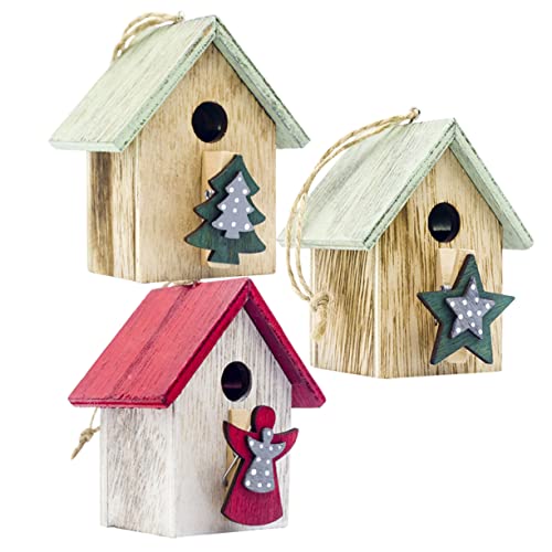 Garneck 4 Sätze Hüttenanhänger Weihnachtsdeko Zum Aufhängen Weihnachtshaus Ornamente Vogelhäuser Zum Bemalen Für Rustikaler Weihnachtsschmuck Bunte Ornamente 3 Stück * 4 Garneck 4 Sätze Hüttenanhänger Weihnachtsdeko Zum Aufhängen Weihnachtshaus Ornamente Vogelhäuser Zum Bemalen Für Rustikaler Weihnachtsschmuck Bunte Ornamente 3 Stück * 4 von Garneck