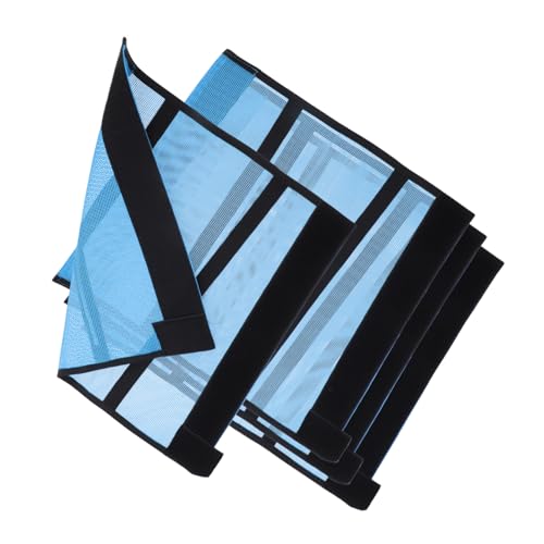 Garneck 4stücke Fliegengamaschen Für Pferde Netzgewebe-Gamaschen Beinwickel Schutz Sportgamaschen Kunststoffnetz-Design Hufgamaschen von Garneck