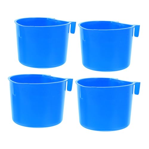 Garneck 4 Stück Hängende Fütterungsschalen für Kleine aus Dickem Kunststoff für Vogelkäfige Wasserbecher Vielseitige Futternäpfe für Hühner und Andere Haustiere Garneck 4 Stück Hängende Fütterungsschalen für Kleine aus Dickem Kunststoff für Vogelkäfige Wasserbecher Vielseitige Futternäpfe für Hühner und Andere Haustiere von Garneck