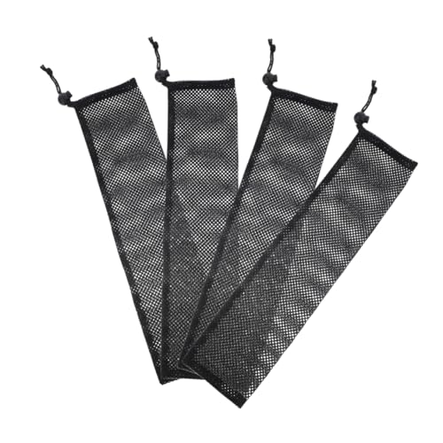Garneck 4 Stück Hängende Nylon-vogelfutterbeutel, Praktisch Zum Füttern Von Wildvögeln, Vogelfutterbeutel, Vogelfutterzubehör, Vogelfutterspender, Finken-sockenfutterspender von Garneck