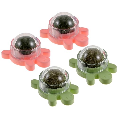 Garneck 4 Stück Katzenminze Ballspielzeug Katzenministerspielzeug Zahnen essbar drinnen Kätzchen Süße Katzenspielzeug Katzenbälle für Wohnungskatzen PVC Garneck 4 Stück Katzenminze Ballspielzeug Katzenministerspielzeug Zahnen essbar drinnen Kätzchen Süße Katzenspielzeug Katzenbälle für Wohnungskatzen PVC von Garneck