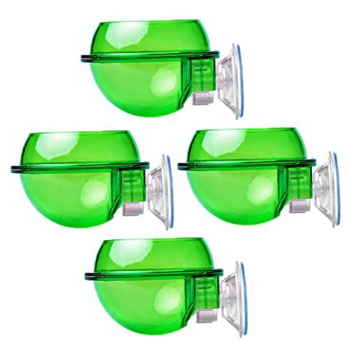 Garneck 4 Stück Kletternder Tierfutternapf Haustier Reptilienschale Schüssel Gecko Accessoires Für Bartagamen Tierfutterbehälter Futterbehälter Für Reptilien Klein Abs Green von Garneck