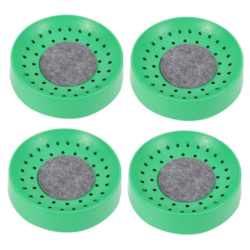 Garneck 4 Stück Taubenstall Taubenhaus Taubenbrut Taubenfutter Taubenartikel Taubenpflege Taubennest Brutbett für Vögel Schraffur Nester Nistschale für Tauben Taubennisten Plastik Green von Garneck