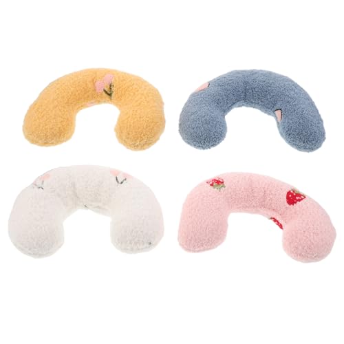Garneck 4 Stück U Förmiges Katzen Nackenkissen Langlebiges Kratzfestes Kuschelkissen für Katzen und Kleine Hunde Ergonomisches Schlafkissen mit Waschbarer Oberfläche für Zuhause und Garneck 4 Stück U Förmiges Katzen Nackenkissen Langlebiges Kratzfestes Kuschelkissen für Katzen und Kleine Hunde Ergonomisches Schlafkissen mit Waschbarer Oberfläche für Zuhause und von Garneck