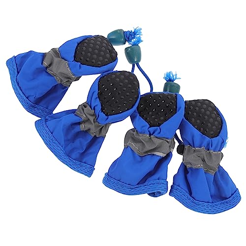 Garneck 4Stücke Haustier Hundeschuhe wasserdichte Rutsch Regenschuhe für Leichter Pfotenschutz für Outdoor Aktivitäten für Kleine bis Mittlere Garneck 4Stücke Haustier Hundeschuhe wasserdichte Rutsch Regenschuhe für Leichter Pfotenschutz für Outdoor Aktivitäten für Kleine bis Mittlere von Garneck