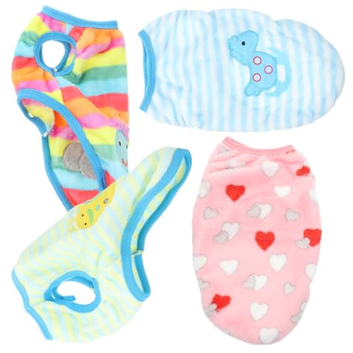 Garneck 4stücke Haustierkleidung Hundeweste Hundekleidung Katzenweste Haustierbedarf Flanell Warm Halten Kleine Hund Kleidung Pet Liefert Garneck 4stücke Haustierkleidung Hundeweste Hundekleidung Katzenweste Haustierbedarf Flanell Warm Halten Kleine Hund Kleidung Pet Liefert von Garneck