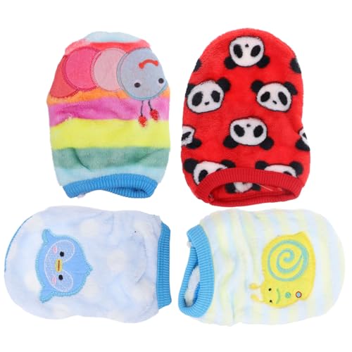 Garneck 4stücke Teiliges -hundekleidung Für Kleine Hunde Warmhaltende Tierbekleidung Für Partys Und Feiertage Für Chihuahua Co von Garneck