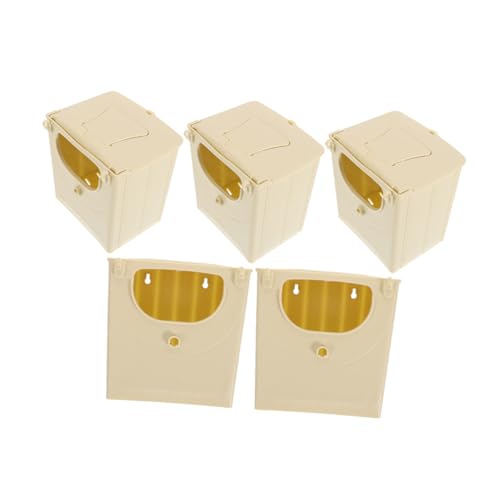 Garneck 5Er-Box Vogelnester für draußen Verschachtelung Sittiche Zucht Papageien Material Haustiervögel nisten vogelhaus aus Kunststoff Sittichkäfig Vogelzubehör Plastik Garneck 5Er-Box Vogelnester für draußen Verschachtelung Sittiche Zucht Papageien Material Haustiervögel nisten vogelhaus aus Kunststoff Sittichkäfig Vogelzubehör Plastik von Garneck