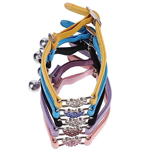 Garneck 5Stücke Teiliges Verstellbarer Hundehalsbänder Mit Glöckchen Für Katzen Und Stilvolle Haustieraccessoires Garneck 5Stücke Teiliges Verstellbarer Hundehalsbänder Mit Glöckchen Für Katzen Und Stilvolle Haustieraccessoires von Garneck