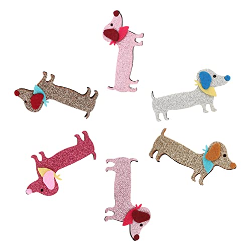 Garneck 6Stücke Cartoon Haarnadeln für Haustiere Dekorative Hundehalsbänder Headwear für Kleine und Welpen für Partys und Fotoshootings von Garneck