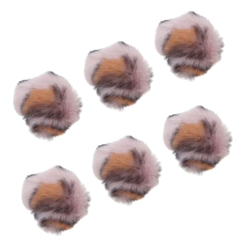 Garneck 6pcs Leopard Print Plüsch Katzenminze Kauen Spielzeugkatze Spielzeugkugeln Katzenpatzierbällchen Interactive Cat Kicker Kätzchen Catnip Übung Spielzeug Für Innenkatzen von Garneck