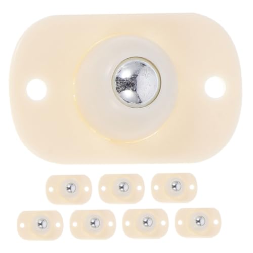 Garneck 8 Pcs Selbstklebende Mini-schwenkräder Für Möbel Mini Universal Räder Aufbewahrungsboxräder Kleine Möbel Caster Küchengeräte Räder von Garneck